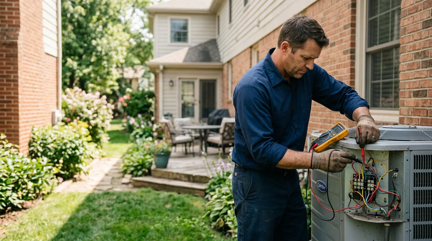 HVAC technician working near Milton, WI